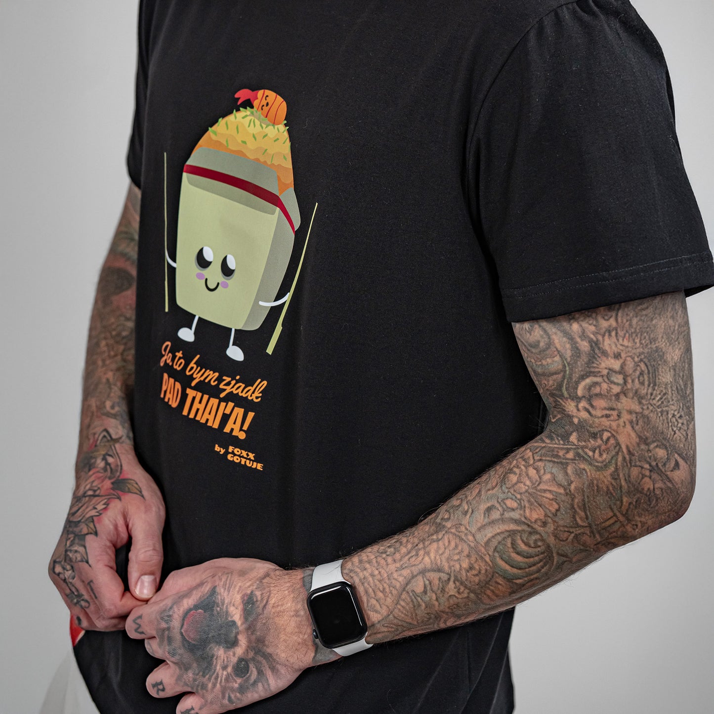 T-shirt JA TO BYM ZJADŁ PAD THAI'A! by FOXX (czarny)