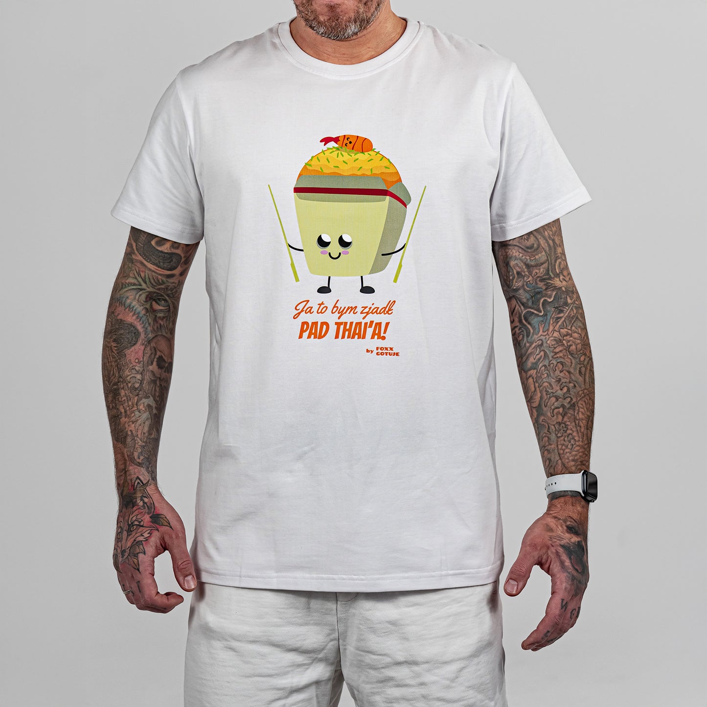 T-shirt JA TO BYM ZJADŁ PAD THAI'A! by FOXX (biały)