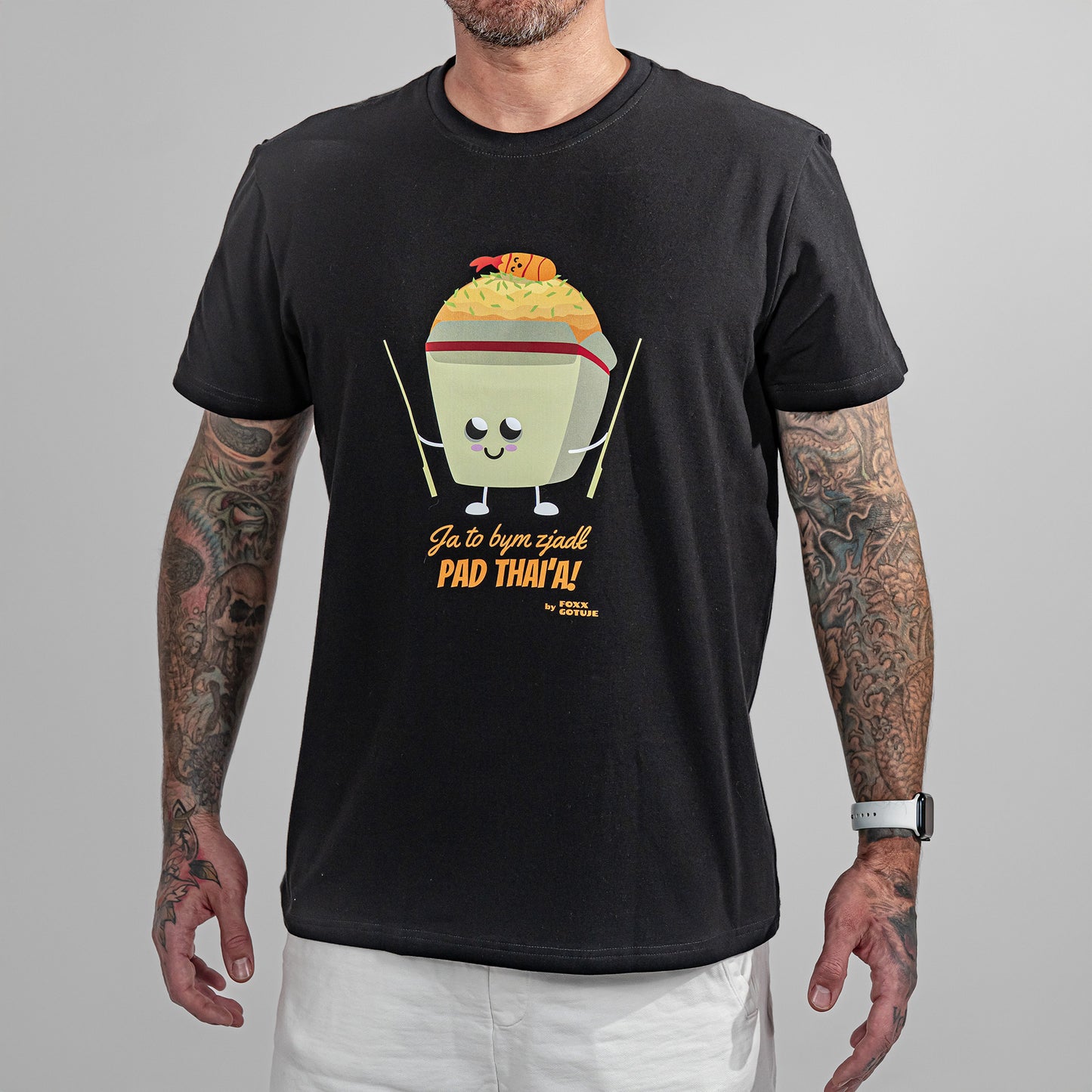 T-shirt JA TO BYM ZJADŁ PAD THAI'A! by FOXX (czarny)